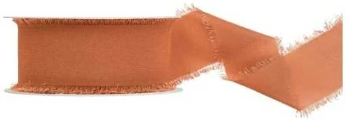 Party Deco Kobber chiffonbånd, 40 mm