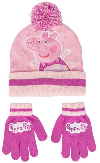 CERDÁ Peppa Pig hat and gloves set