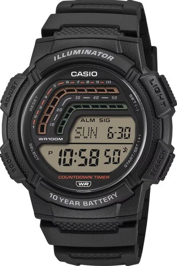 Laikrodis męski Casio WS-1800-1AVEF juoda