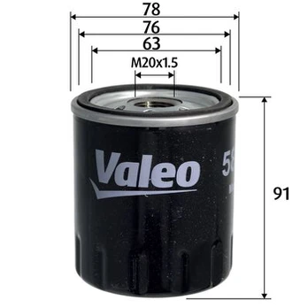 Alyvos filtras VALEO 586156