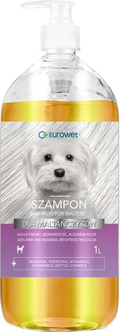 Eurowet Šampūnas dla maltańćzyków šuniui 1l