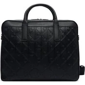 Calvin Klein Portfelis Emblem Aop Deboss LV04D3561G Juoda
