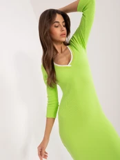 Suknelė-RV-SK-8943.78-lime kaina