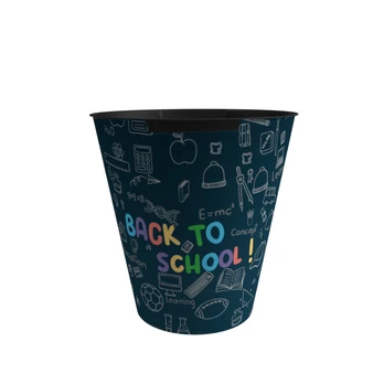 Šiukšliadėžė Domoletti, juoda/, 10 l, 28 cm