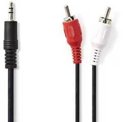 Kabelis 2xRCA - 3.5mm stereo kištukai 1.5m