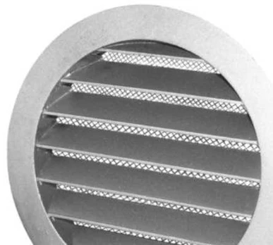 Alnor Jalousirist Ø200mm - rund galvaniseret