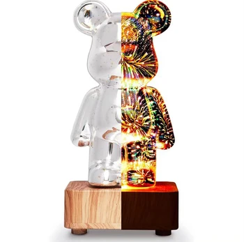 3D LED stalinis šviestuvas