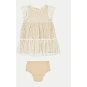 Gap Elegantiška suknelė 646791-00 Écru Regular Fit