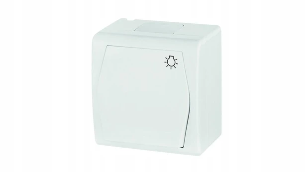 Elektro-plast Hermes 2 jungiklis 10a Ip44 baltas