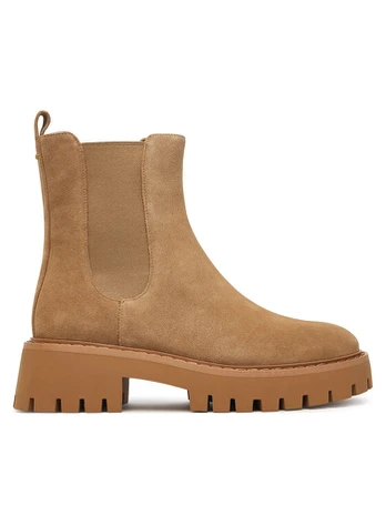 MICHAEL Michael Kors Štibletai Asher Flat Bootie 40F5ASFE5S Smėlio