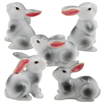 Porceliano statulėlė "Kiškutis" : Skaičius - 3