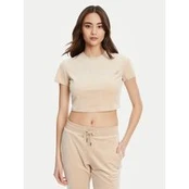 Guess Marškinėliai V3BI01 K0232 Smėlio Regular Fit