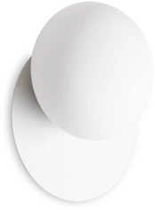 Sieninis šviestuvas NINFEA AP1 BIANCO
