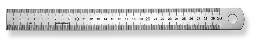 Liniuotė 500x30x1,0mm Scala