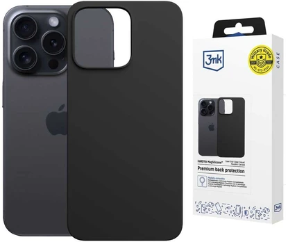 Dėklas 3MK Hardy MagSilicone do Apple iPhone 16 Pro Max grafito