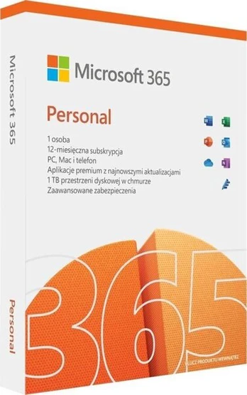 Biuro programa Microsoft 365 Personal 1 Year QQ2-01000