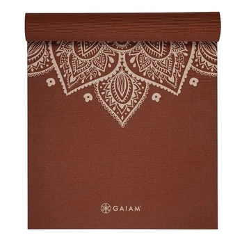 Jogos kilimėlis Gaiam Flower, rudas