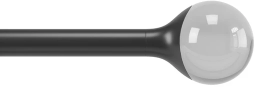 Karnizas 382 × 11 × 10, juodas ORBA