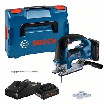 Akumuliatorinis siaurapjūklis Bosch GST 185-LI, 18V, 2x4,0 Ah