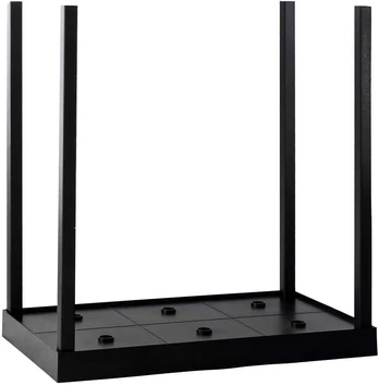 Charging base for lamps, 6 sockets, juodas