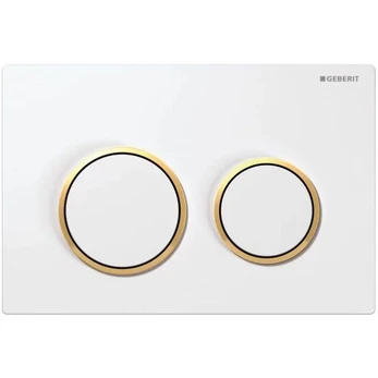 Vandens nuleidimo mygtukas Geberit Omega 20, baltas 115085KK1