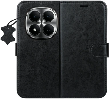 Dėklas Telforceone Smart Luxe leather case for Xiaomi Redmi Note 15 Pro Plus 5G juodas