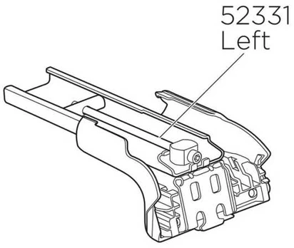 Thule Sweden Thule fod venstre WingBar 959 edge