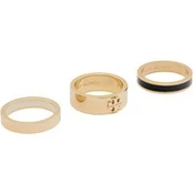 Tory Burch Žiedas Enamel Ring Set 184445 Juoda