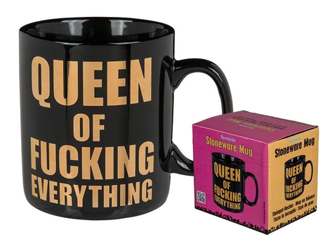 Gigantiškas puodelis "Queen Of Everything"