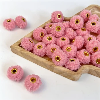 Vilnos karoliukai, Pink30pcs