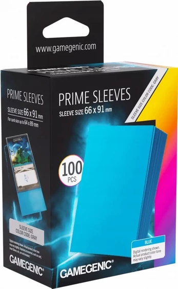 Gamegenic Priedai 66x91 mm Prime Sleeves