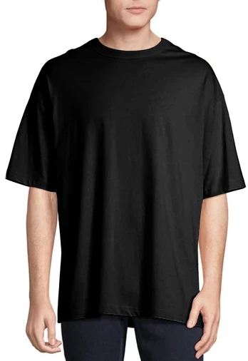 Oversized premium UNISEX marškinėliai be spaudos
