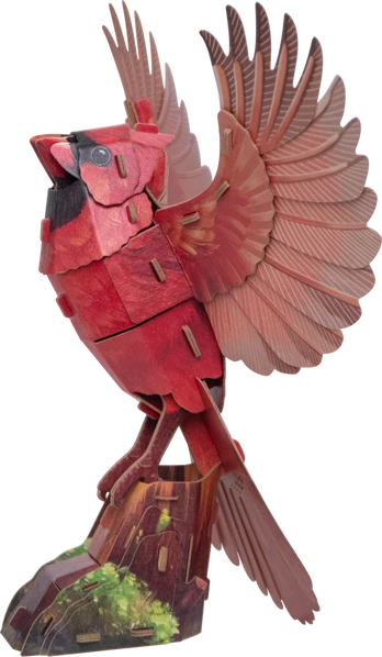 MAKEBUG 3D popierinė delionė American Cardinal, MB-D-0055