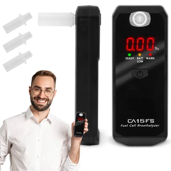 CA 15FS elektrocheminis alkotesteris + kandikliai