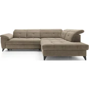 Kampinė sofa Inferne, smėlio kaina