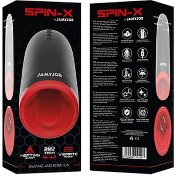 Masturbatorius JAMYJOB SPIN-X HEATING AND ROTATOR