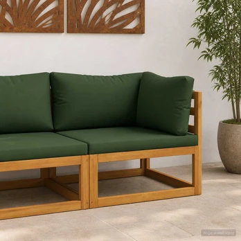 Kampinė sofa su pagalvėlėmis