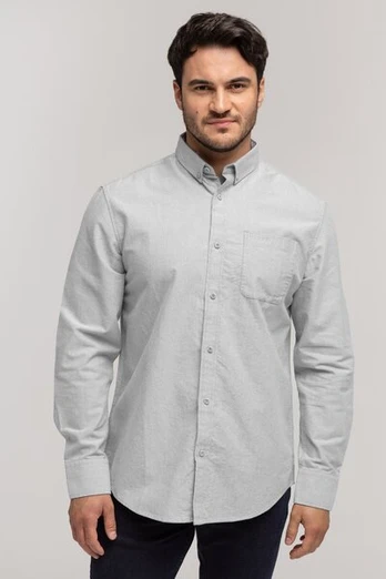 Vyriški marškiniai M LLOYD OXFORD GREY