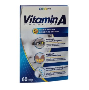 Vitaminas A kapsulės N60 ABC VIT