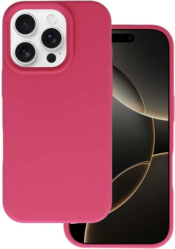 Tel Protect silikoninis Premium dėklas telefonui Apple iPhone 16 raspberry