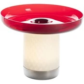 "Artemide Bontà" LED stalinė lempa, raudonas dubuo