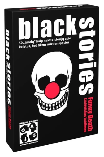 Kortos Brain Games Black Stories Funny Death, LT
