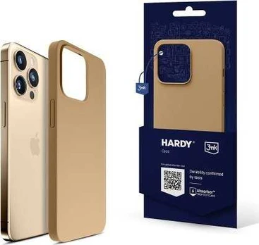 3MK Dėklas Hardy Silicone MagCase Dark Gold iPhone 15 Pro
