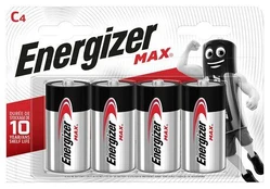 Energizer MAX C 4pack 1.5V alkalické