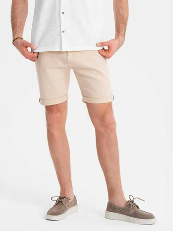 shorts for men - cream