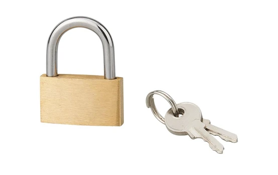 Pakabinama spyna THIRARD SERRUPRIX, Basic 30 mm žalvariniu korpusu 2 raktai, 970030