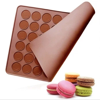 Silikoninis kepimo kilimėlis sausainiams macaroons