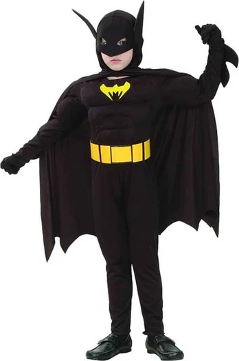 Universalus GoDan Batman kostiumas su raumenimis