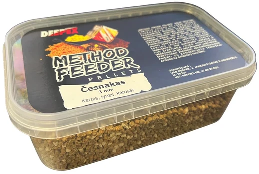Peletės Deepex Method Feeder 3mm - česnakas