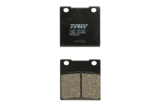 Stabdžių trinkelių rinkinys, diskinis stabdys TRW MCB531